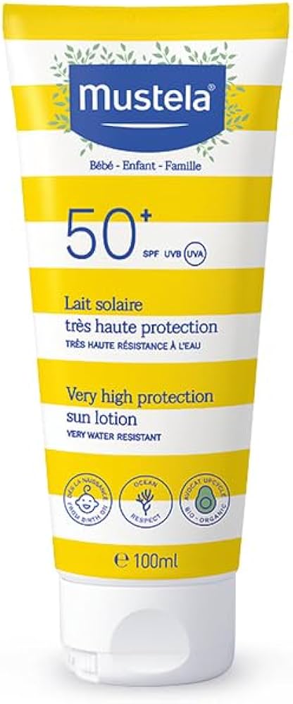 Mustela Bebe Enfant Very High Protection Face And Body Sun Lotion SPF 50+